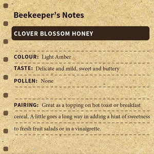 
                  
                    Clover Blossom Honey
                  
                