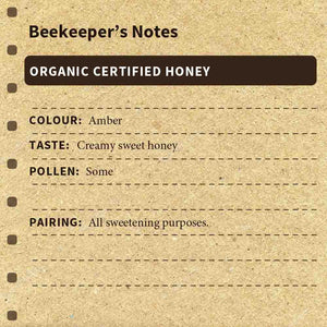 
                  
                    Organic Certified Honey
                  
                